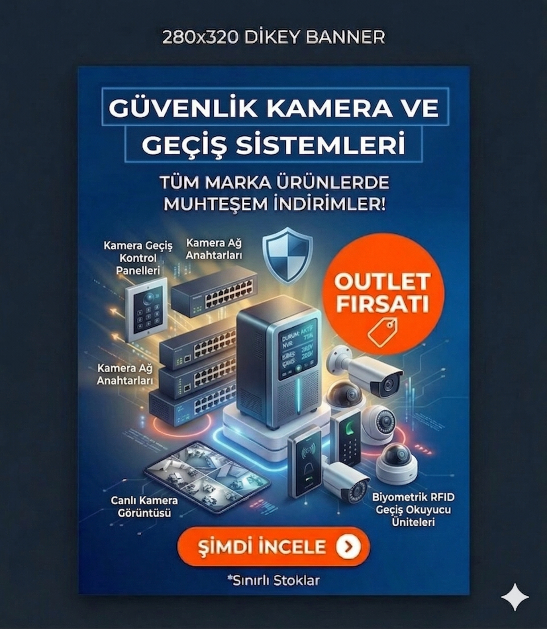 Kamera Güvenlik Geçiş Kontrol