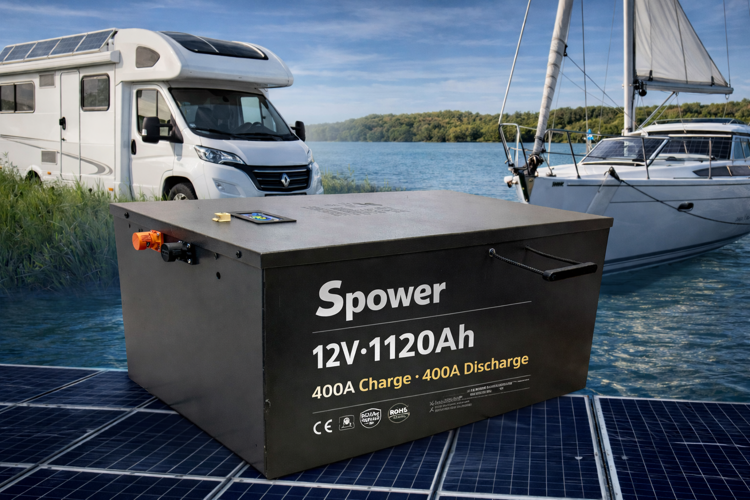 Spower Spower Energy Lityum 12V 1120Ah LifePo4 Tekne Ve Yat Aküsü Bluetooth ...