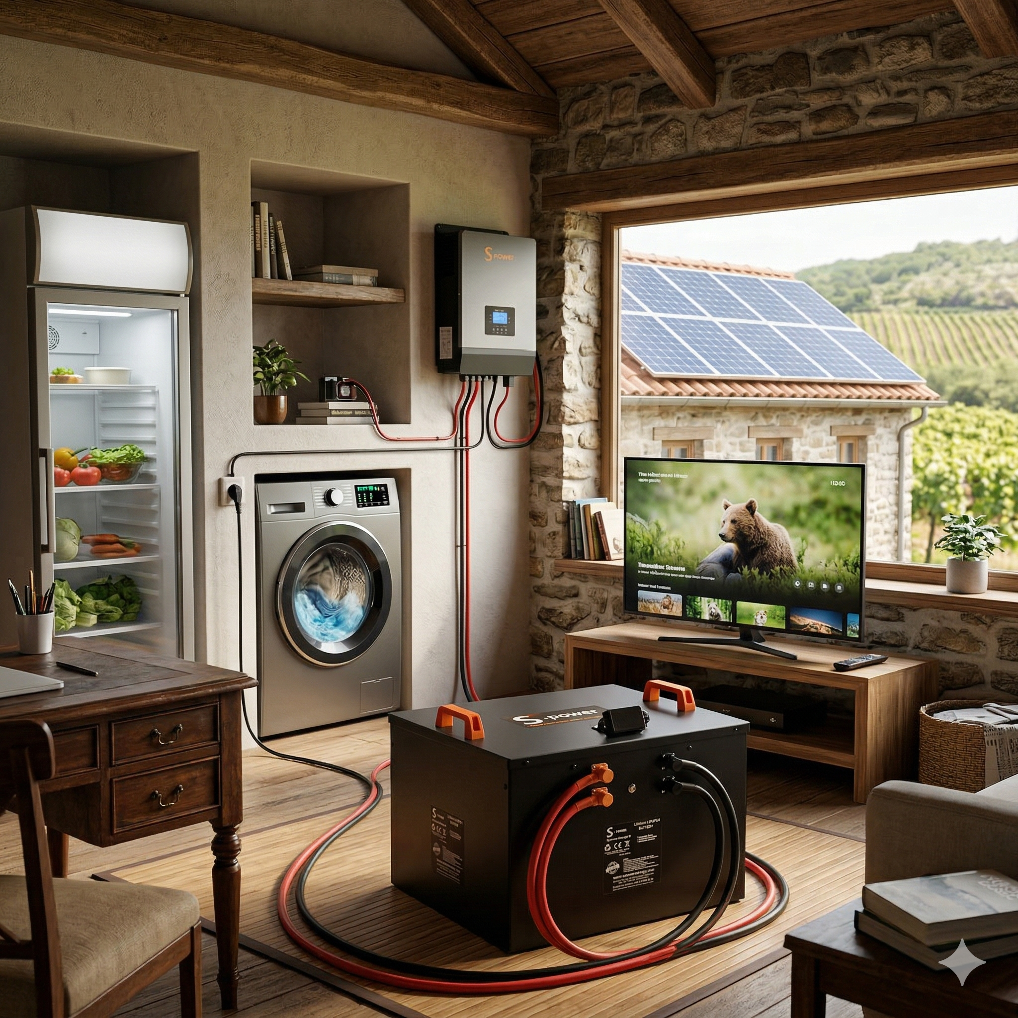 Spower Spower 12V 560Ah LiFePO4 Akü | Karavan ve Tekne İçin Uzun Süreli Güç ...