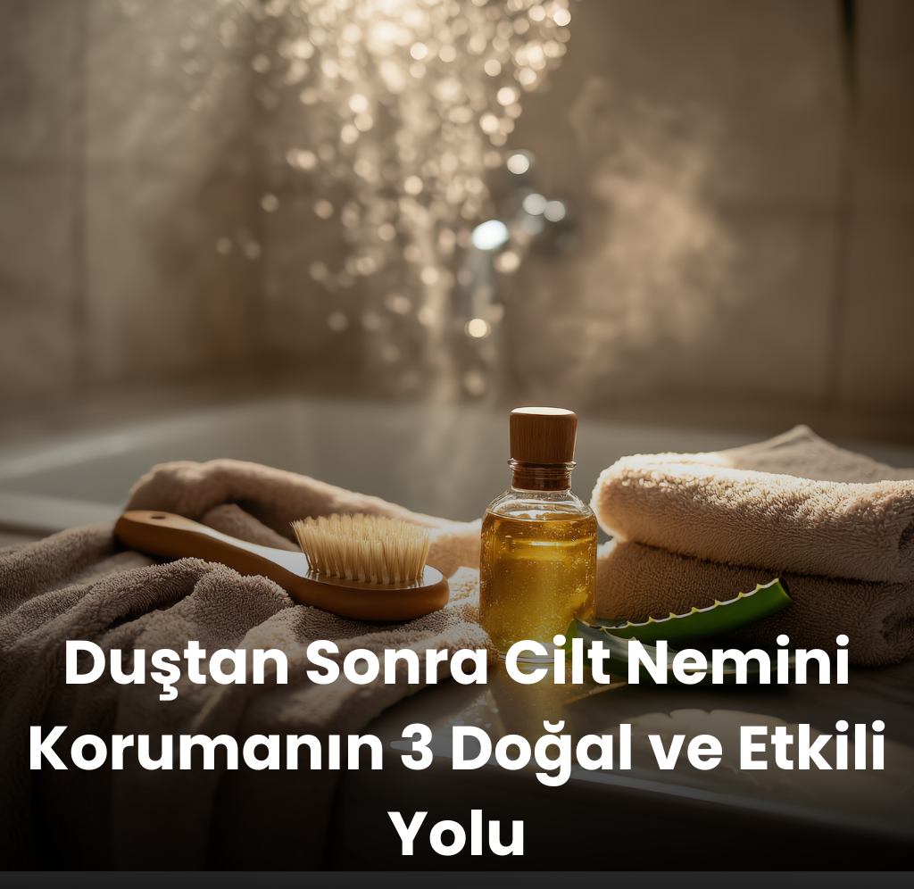 Duş Sonrası Cilt Nemini Korumanın 3 Doğal Yolu