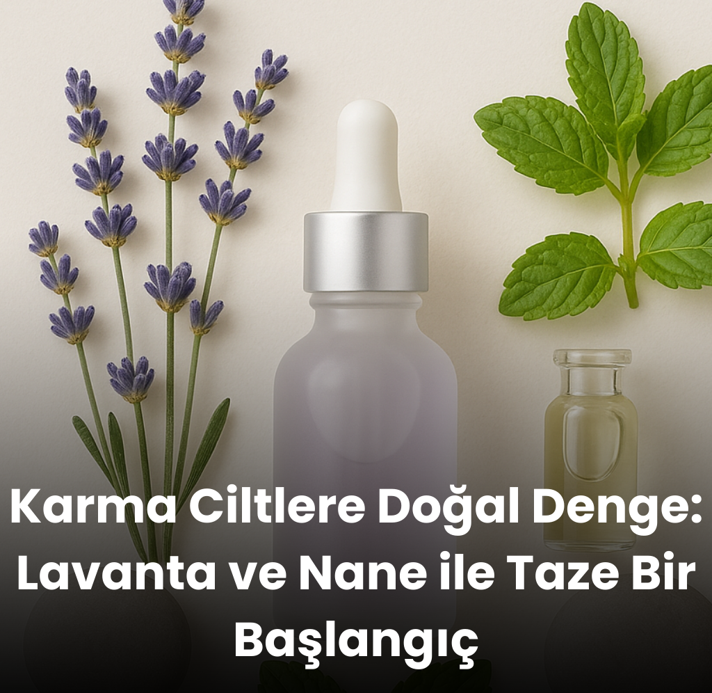 Karma Ciltler İçin Lavanta ve Nane ile Doğal Denge