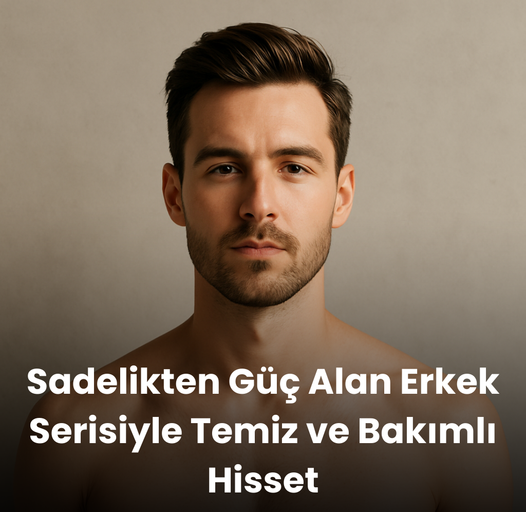 Sadelikten Güç Alan Erkek Serisiyle Temiz ve Bakımlı Hisset