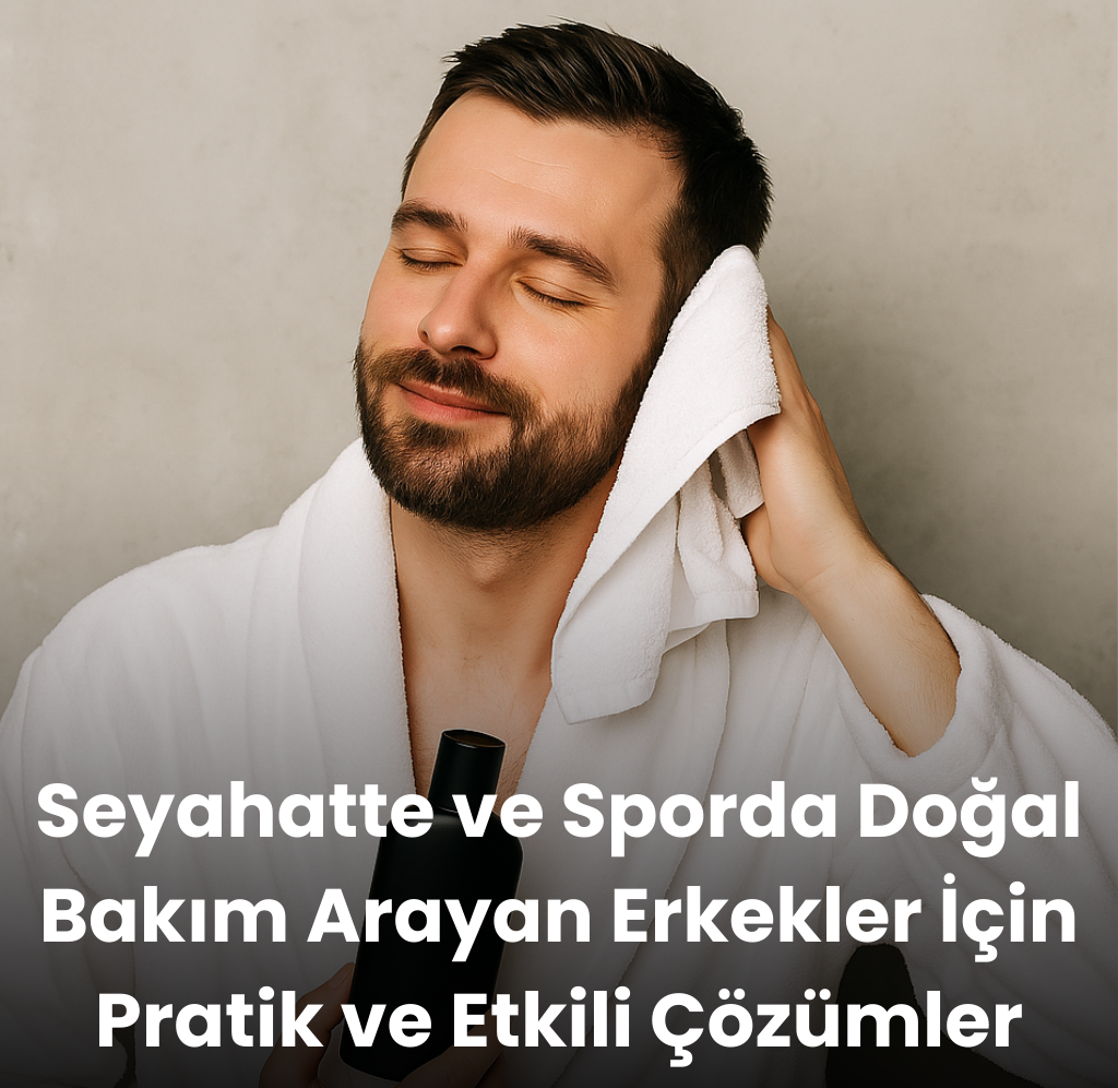 Erkekler İçin Doğal ve Pratik Seyahat-Spor Bakımı