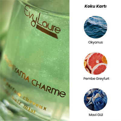 EvyLaure Arashiyama Charme Simli Saç Parfümü - Kalıcı ve Canlandırıcı Hair Mist 30 ml