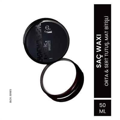 EvyLaure Blck. Wax Pro Matte | Orta Sert Tutuşlu Yarı Mat Saç Şekillendirici | 50 ml