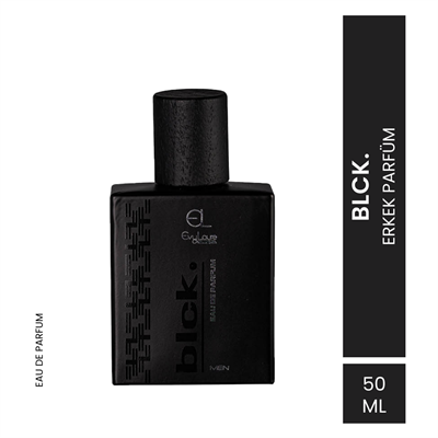 EvyLaure BLCK Erkek Parfümü | EDP | Uzun Süre Kalıcı Odunsu ve Baharatlı Koku | 50 ml
