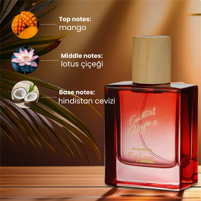 EvyLaure Cocktail Alégria Bakım Seti | Duş Jeli, Body Butter, Parfüm | Mango ve Tropikal Dokunuş