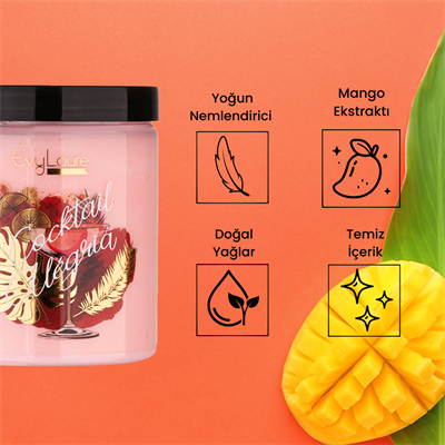 Meyvelerin Gücüyle 3 Adımda Yumuşacık Cilt - EvyLaure Ahududu & Mango Bakım Seti