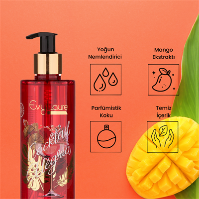 Meyvelerin Gücüyle 3 Adımda Yumuşacık Cilt - EvyLaure Ahududu & Mango Bakım Seti