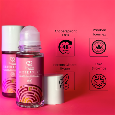 EvyLaure Kadın Roll-on XXXtra Sexy - 48 Saat Etkili - Leke Bırakmaz Deodorant - 50 ml