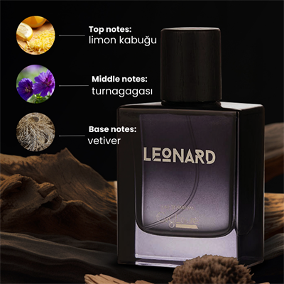 EvyLaure Leonard Erkek Parfümü | Modern ve Çekici Koku Deneyimi | 50 ml
