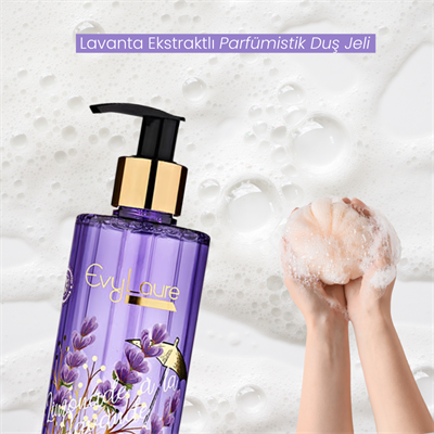 EvyLaure Limonade À La Lavande Duş Jeli | Yoğun Nemlendirici | Lavanta Ekstraktlı | Unisex | 300 ml
