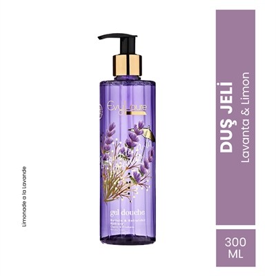 EvyLaure Limonade À La Lavande Duş Jeli | Yoğun Nemlendirici | Lavanta Ekstraktlı | Unisex | 300 ml