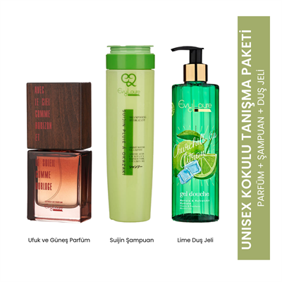 EvyLaure Özel Seçim Tanışma Paketi1: Eşsiz Koku, Saç ve Cilt Bakımı Bir Arada