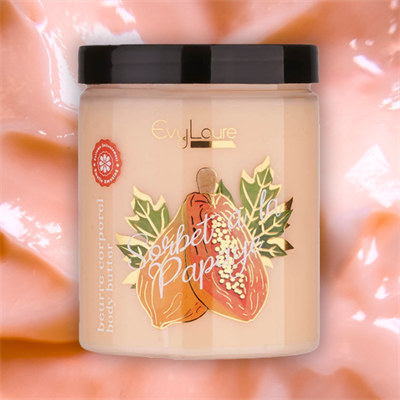 EvyLaure Sorbet À La Papaye Body Butter | Papaya Ekstraktlı Yoğun Nemlendirici | 280 ml