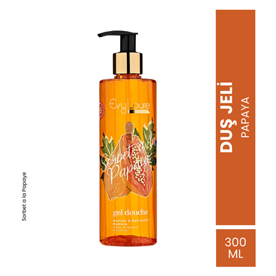 EvyLaure Sorbet À La Papaye Duş Jeli | Yoğun Nemlendirici | Papaya Ekstraktlı | Unisex | 300 ml