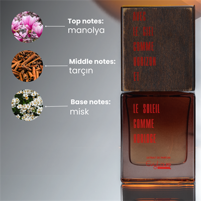 EvyLaure Ufuk ve Güneş Unisex Parfüm | Extrait De Parfum | Uzun Süre Kalıcı | 50 ml