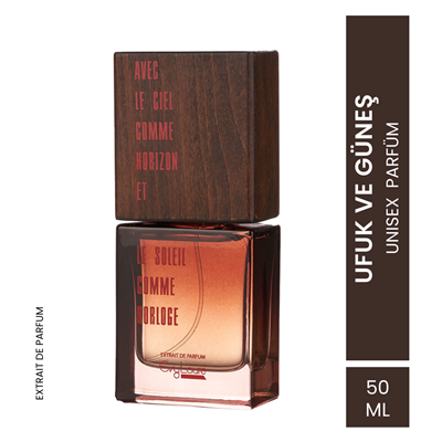 EvyLaure Ufuk ve Güneş Unisex Parfüm | Extrait De Parfum | Uzun Süre Kalıcı | 50 ml