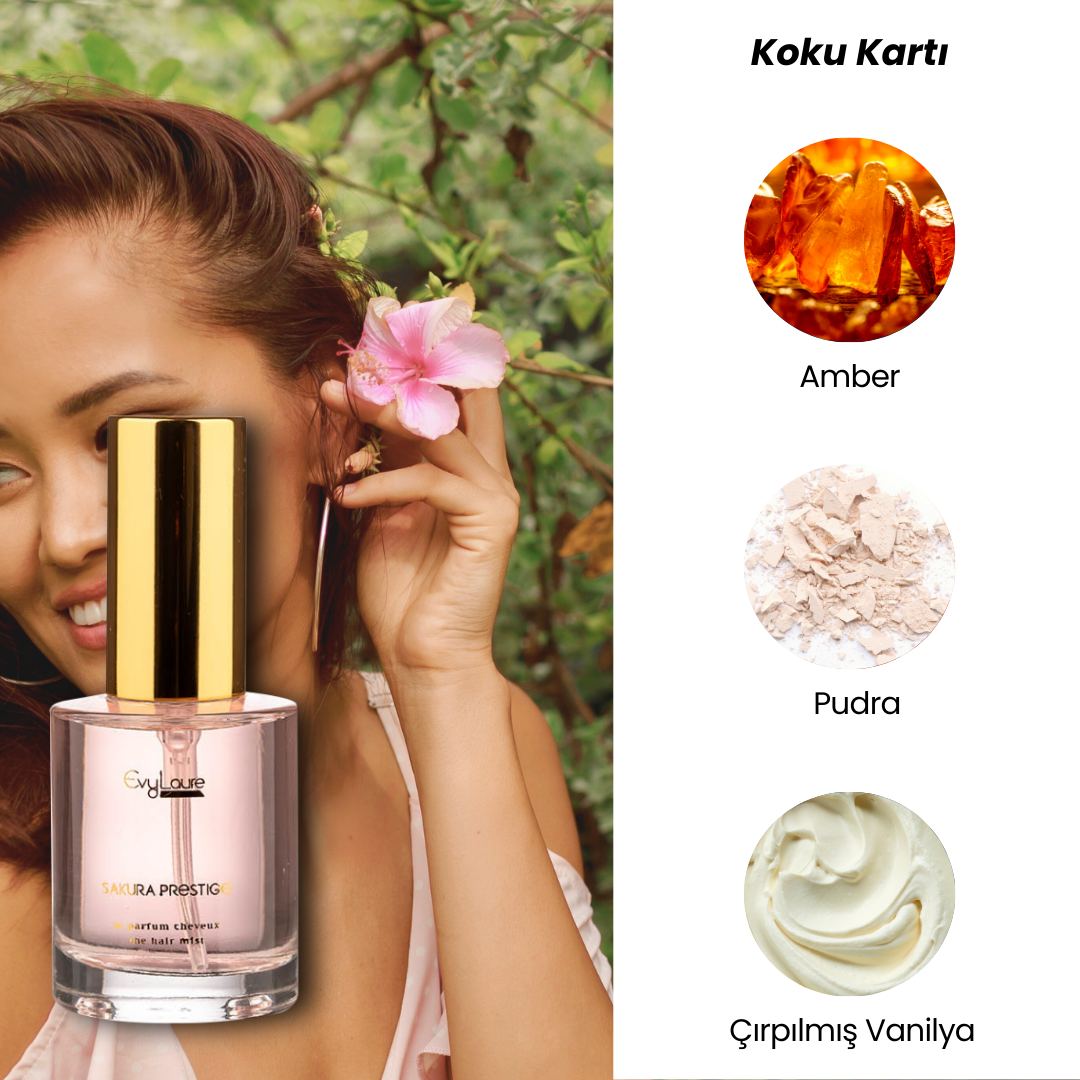 Sakura Prestige EvyLaure Kadın Saç Parfümü Hair Mist 30 ml