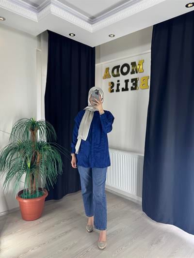 Nisa Gömlek - Lacivert