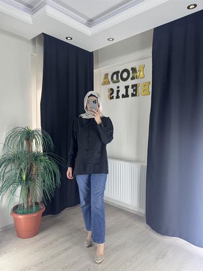 Zerda Gömlek - Siyah