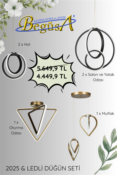2025 Düğün Seti - Ledli Seri