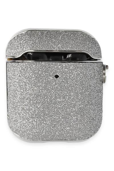 Apple Airpods 2 (2.nesil) Spell Simli Kılıf - Gümüş