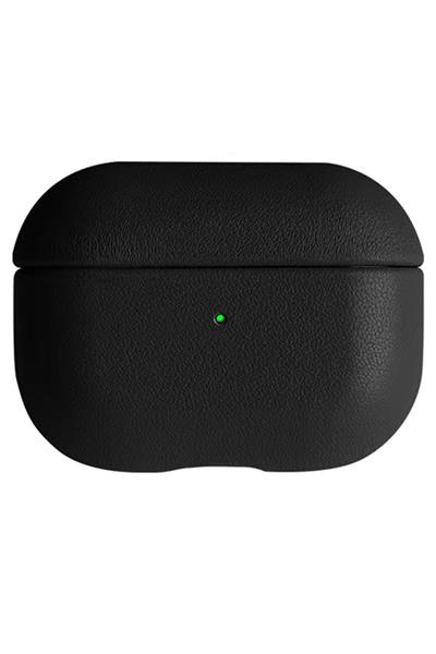 Apple Airpods 3 (3.nesil) Deri Kılıf - Siyah