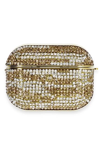 Apple Airpods Pro 2 (2.nesil) Klor Taşlı Kılıf - Gold