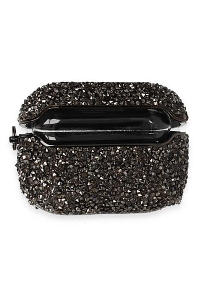 Apple Airpods Pro 2 (2.nesil) Mira Taşlı Kılıf - Siyah