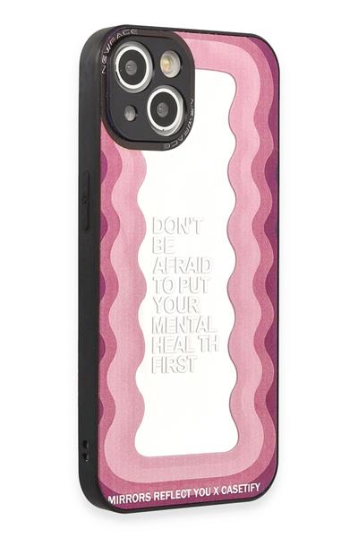 Apple iPhone 13 Kılıf Mirror Desenli Kapak