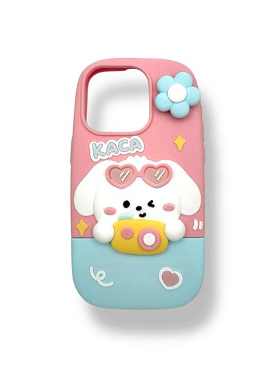 SİLİKON KARAKTER KILIFLARNEWFACESWT05Apple iPhone 13 Pro /14 Pro /15 Pro Kılıf Poky Karakter Silikon Kapak