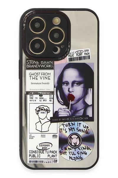 Apple iPhone 14 Pro Kılıf Mirror Desenli Kapak