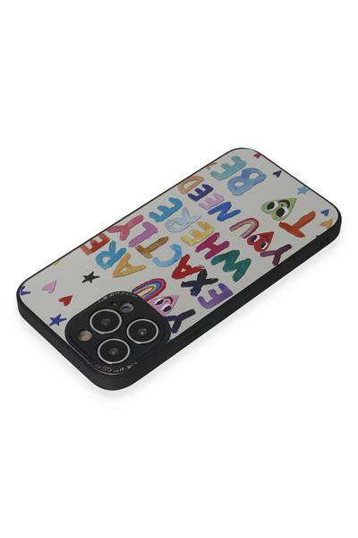 Apple iPhone 14 Pro Max Kılıf Mirror Desenli Kapak