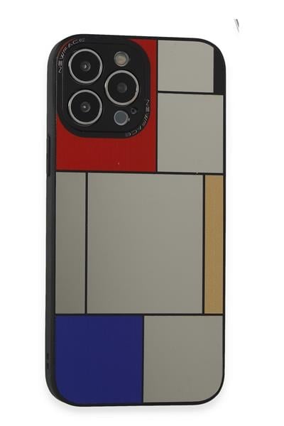 Apple iPhone 14 Pro Max Kılıf Mirror Desenli Kapak