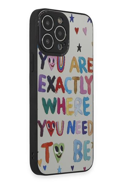 Apple iPhone 14 Pro Max Kılıf Mirror Desenli Kapak