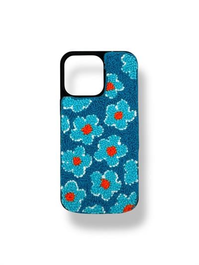 PUNCH İŞLEMELİ KILIFLARDIVERSECASEPNCH47Apple Iphone 15 Pro Max İşlemeli Kılıf - Çiçek Desenli
