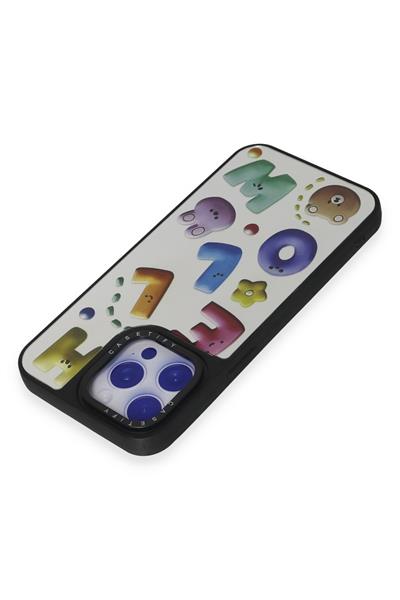 Apple iPhone 15 Pro Max Kılıf Mirror Desenli Kapak