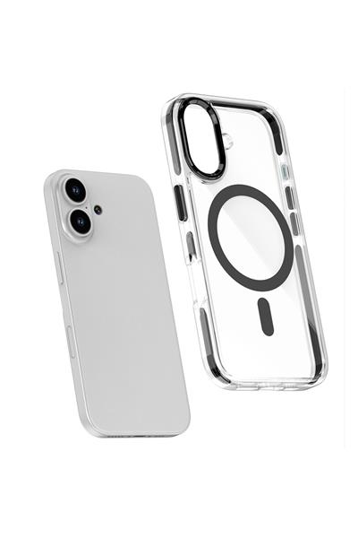 Apple iPhone 16 Bella Magsafe Kapak - Siyah