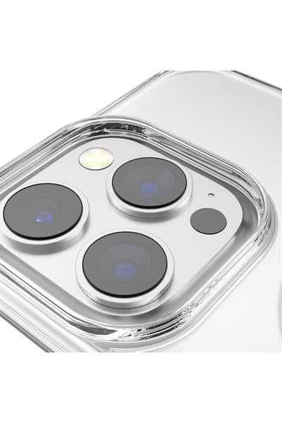 Apple iPhone 16 Pro Max Gleam PC Sert Magsafe Kılıf - Şeffaf