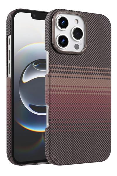 Apple iPhone 16 Pro Max Vega Karbon Magsafe Kapak - Çöl Titanyum