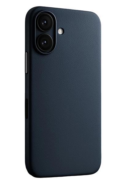 Apple iPhone 17 MagSafe Uyumlu Deri Telefon Kılıfı – Lacivert Wonder Seri