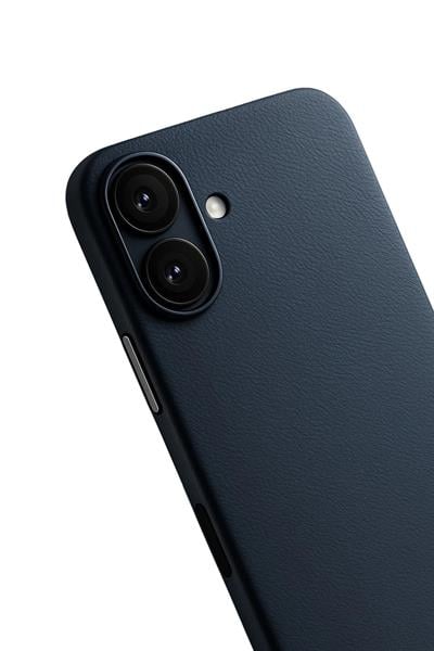 Apple iPhone 17 MagSafe Uyumlu Deri Telefon Kılıfı – Lacivert Wonder Seri