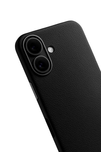 Apple iPhone 17 MagSafe Uyumlu Deri Telefon Kılıfı – Siyah Wonder Seri