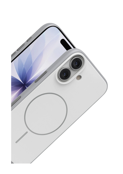 Apple iPhone 17 MagSafe Uyumlu Neva Serisi Telefon Kılıfı – Gri