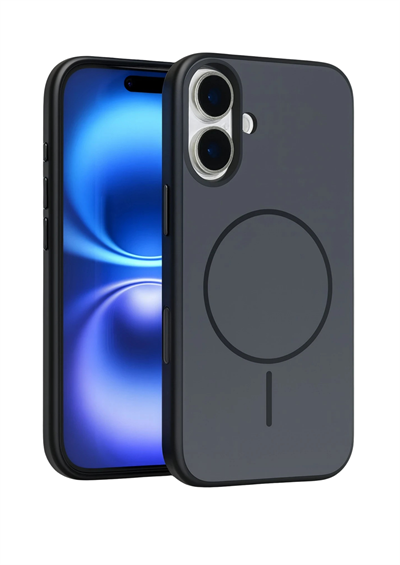 Apple iPhone 17 MagSafe Uyumlu Neva Serisi Telefon Kılıfı – Siyah
