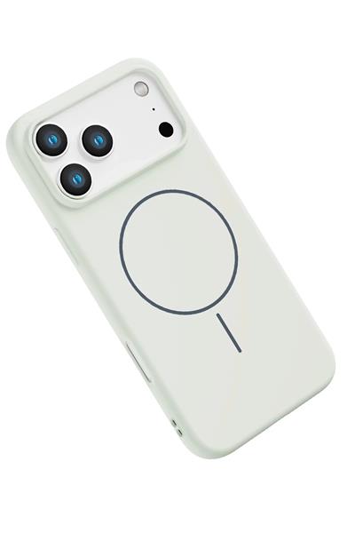Apple iPhone 17 Pro MagSafe Uyumlu Jully Serisi Telefon Kılıfı - Beyaz
