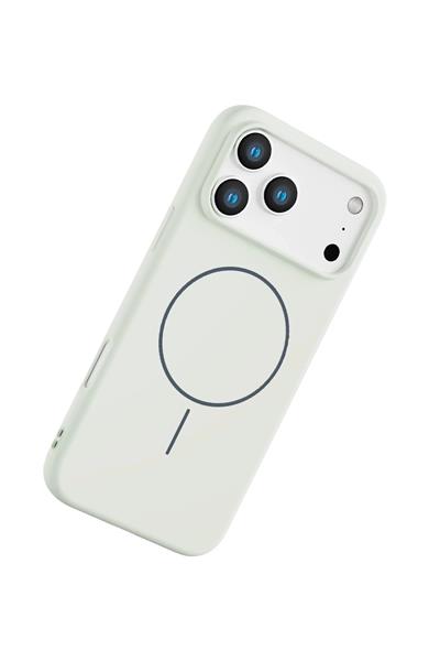 Apple iPhone 17 Pro MagSafe Uyumlu Jully Serisi Telefon Kılıfı - Beyaz