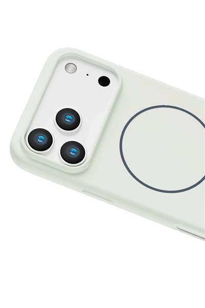 Apple iPhone 17 Pro MagSafe Uyumlu Jully Serisi Telefon Kılıfı - Beyaz