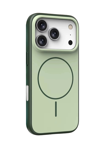 Apple iPhone 17 Pro MagSafe Uyumlu Neva Serisi Telefon Kılıfı – Koyu Yeşil